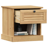 Szafka nocna VIGO, 42x35x42 cm, lite drewno sosnowe