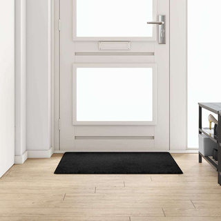 Chodnik dywanowy Czarny 100 x 100 cm 100% Poliester Tuft