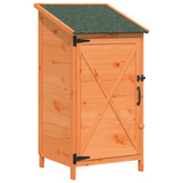 Shed ogrodowy brązowy 59,5 x 56 x 113,5 cm Drewno Świerkowe