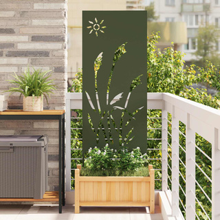 Ekran zapewniający prywatność w ogrodzie oliwkowy 50 x 140 cm