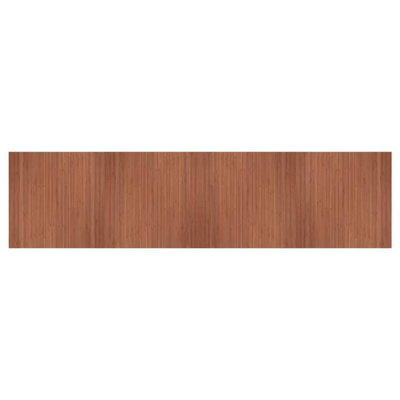 vidaXL Dywan prostokątny, brązowy, 100x400 cm, bambusowy