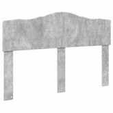Ramka łóżka Betonowy szary 140 x 200 cm Drewno inżynieryjne