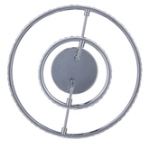 Lampa sufitowa okrągła LED chrom plafon 36W 3000K Adel Candellux 98-69634