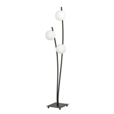 Lampa stojąca HUNTER LP3 BLACK/OPAL
