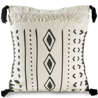 Poszewka Boho kremowa 45x45 wariant 4