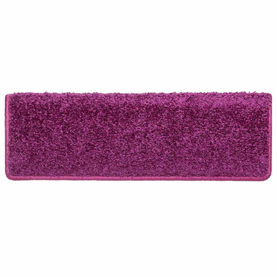 Maty na schody 10 szt. 65x21x4 cm Fioletowe prostokątne krawędzie