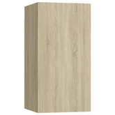 vidaXL Szafki telewizyjne, 7 szt., dąb sonoma, 30,5x30x60 cm, płyta