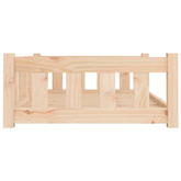 vidaXL Legowisko dla psa, 95,5x65,5x28 cm, lite drewno sosnowe model standard