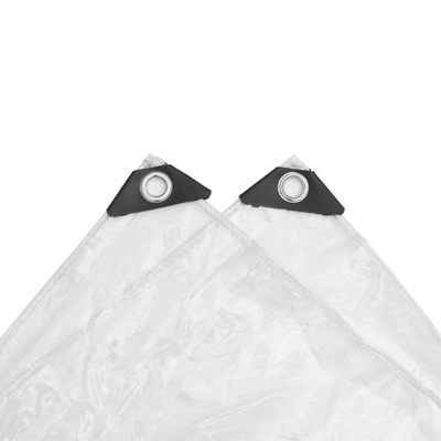 Osłona na rośliny przezroczysty 8 x 8 m PVC