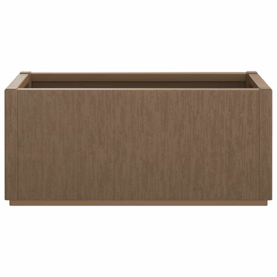 Skrzynka na kwiaty do ogrodu Brązowy 80 x 36 x 35 cm PP
