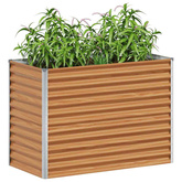 Podniesiona rabata ogrodowa 98 x 50 x 68 cm Stal Galwanizowana