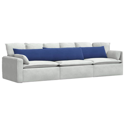 Poduszki na sofę 2 pcs Niebieski policyjny 200 x 40 cm