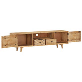 vidaXL Szafka pod TV, 140x30x40 cm, lite drewno mango