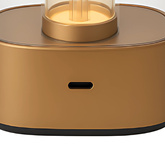 Lampa stołowa Abigali Tuso 3W USB-C ładowalna nowoczesna złoty