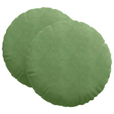 Poduszki na siedziska 2 pcs Jasnozielony ?60 x 21 cm Aksamit