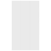 Regał na książki, biały, 66x30x98 cm, materiał drewnopochodny