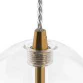 Lampa designerska Abigali GLOBO G4 ?150mm złota