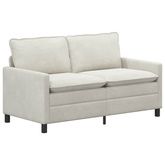 Sofa kremowy 156 x 81 x 87,5 cm Welur