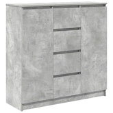 Komoda z szufladami Betonowy Szary 100,5x35x98,5 cm