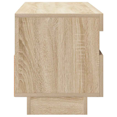 Szafka TV z oświetleniem LED, dąb sonoma, 100x35x40 cm