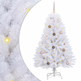 Sztuczna choinka Biały 80 x 80 x 150 cm PVC i Metal