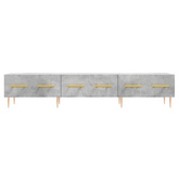 Szafka pod TV, szarość betonu, 150x36x30 cm vidaXL