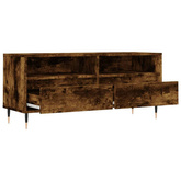 Szafka pod TV, przydymiony dąb, 100x34,5x44,5 cm vidaXL