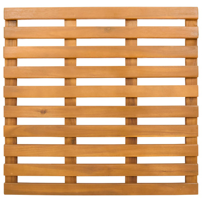 Mata do kąpieli brązowy 50 x 48 x 2,5 cm Lite Drewno Akacji