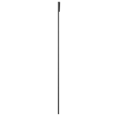 vidaXL Drzwi przesuwne, czarne, 90x205 cm, szkło ESG i aluminium