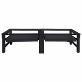 Podstawka na Pralkę 2 pcs Czarny 124,5 x 61,5 x 32,5 cm Stal