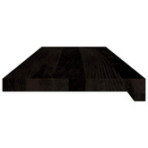 Stopnie schodowe 16 szt. brązowoczarne 80x30x2 cm lite drewno dębowe
