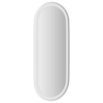 vidaXL Lustro łazienkowe z LED, 90x40 cm, owalne