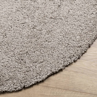 vidaXL Dywan z długim włosiem PAMPLONA, beżowy, Ø 120 cm