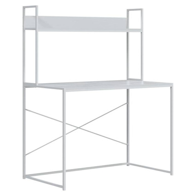 vidaXL Biurko komputerowe, białe 110x60x138 cm materiał drewnopochodny