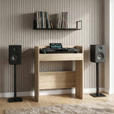 Stół DJ-ski dąb Sonoma 102 x 45 x 102 cm Drewno inżynieryjne