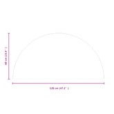 Szklana płyta kominkowa przezroczysty 1200 x 600 mm Szkło