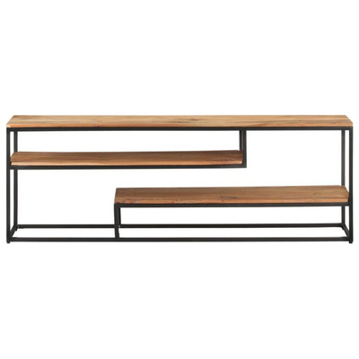vidaXL Szafka pod TV, 130 x 30 x 45 cm, lite drewno akacjowe