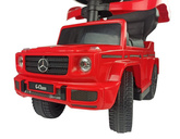 Jeździk Mercedes G-Class 653 Czerwony z Pchaczem Dźwięk Silnika i Klaksonu