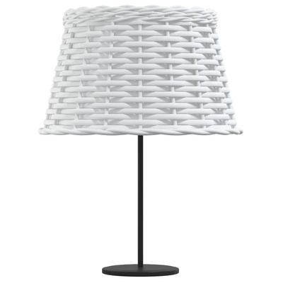 Klosz do lampy, biały, Ø38x23 cm, wiklina