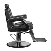 Gabbiano fotel barberski Paulo czarny 125390