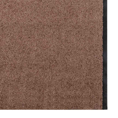 Dywanik wejściowy Brązowy i czarny 120 x 350 cm 100% poliamid