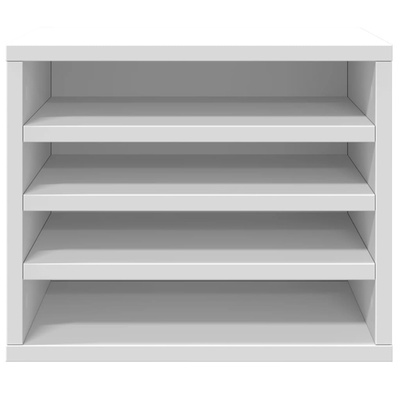 Organizer na biurko, biały, 36x26x29,5 cm