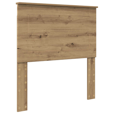 Ramka łóżka Dąb rzemieślniczy 75 x 190 cm Lite drewno sosnowe
