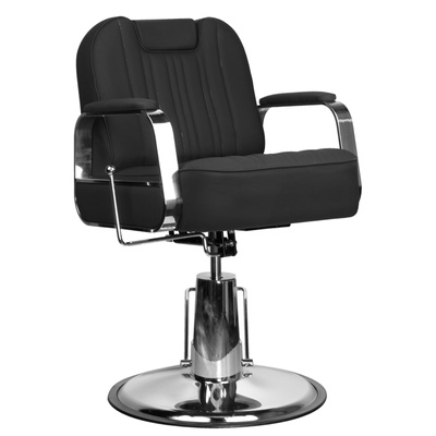 Gabbiano fotel barberski Rufo czarny 125392