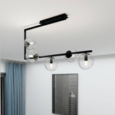 Lampa sufitowa SOMA 5 BL TRANSPARENT