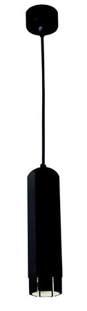 Lampa wisząca czarna naświetlacz Tuba 31-77691