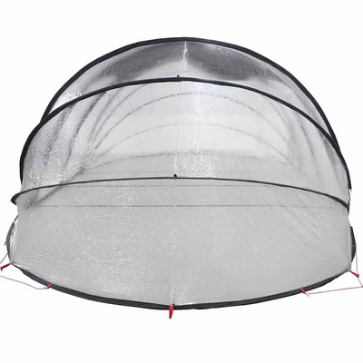 Namiot basenowy przezroczysty 640 x 432 x 205 cm PVC