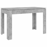 Stół jadalniany, betonowy szary, 120x60x76 cm