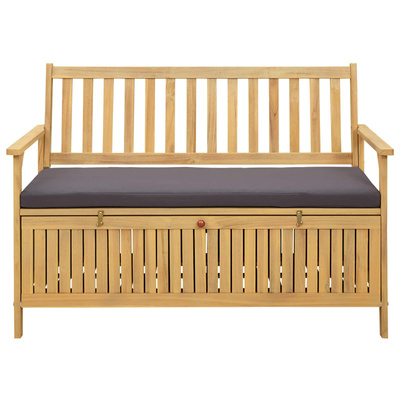 Ławka z miejscem do przechowywania 2 -Seater 120 x 63 x 84 cm