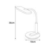 Lampka biurkowa K-BL1185 CZARNY z serii DAFI